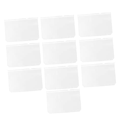 ARTIBETTER 10Stücke Transparente Reißverschluss Aufbewahrungstaschen für Dokumente Lose Klarsichtbeutel für Büro Reisen und Zuhause Praktische und Lagerung von Artibetter