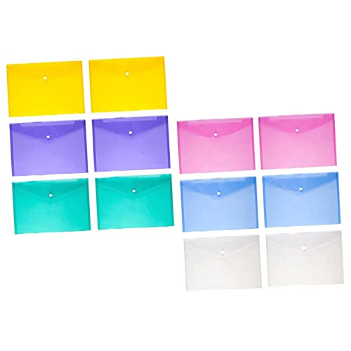 ARTIBETTER 12 Stück Dokumententasche mit Schnappverschluss briefumschläge Bürodateiordner Aktenordner aus Papier Dokumentenkoffer Rosig von Artibetter
