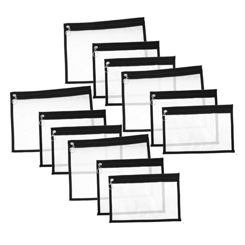 ARTIBETTER 12 Stück Durchsichtige Aktentaschen Mit Reißverschluss Durchsichtige Beutel Mit Reißverschluss Plastikumschläge Akten Bleistifttaschen Große Plastikbeutel Mit ARTIBETTER 12 Stück Durchsichtige Aktentaschen Mit Reißverschluss Durchsichtige Beutel Mit Reißverschluss Plastikumschläge Akten Bleistifttaschen Große Plastikbeutel Mit von Artibetter