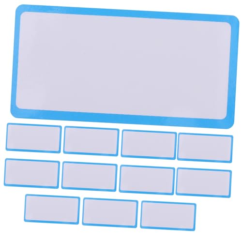 ARTIBETTER 12 Stück Magnetische Blankkarte Namensmagnete Für Klassenzimmer Magnetische, Trocken Abwischbare Tafel Magnetische Whiteboard-etiketten Büromagnet Blue Weich Magnetisch von Artibetter