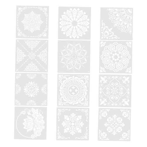 ARTIBETTER 12 Stück Mandala -malvorlage Malen Schablonen Ziehen Mandala Malschablonen Mandala-schablonen Malerei Malvorlagen Zeichnung Wand Boden Hochzeit Das Haustier ARTIBETTER 12 Stück Mandala -malvorlage Malen Schablonen Ziehen Mandala Malschablonen Mandala-schablonen Malerei Malvorlagen Zeichnung Wand Boden Hochzeit Das Haustier von Artibetter