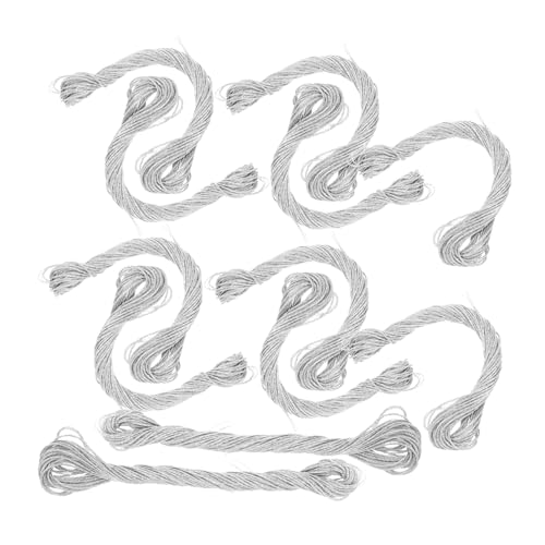 ARTIBETTER 12 Stück Stickgarn Bastelfaden Stickfaden Nähgarn Polyester Silver ARTIBETTER 12 Stück Stickgarn Bastelfaden Stickfaden Nähgarn Polyester Silver von Artibetter