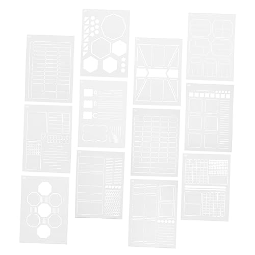 ARTIBETTER 12 Stück Teiliges Diy Malerei Schablonen Delicate Wandmalerei Vorlagen für Wiederverwendbar und Langlebig für Scrapbooking und Kreative Projekte ARTIBETTER 12 Stück Teiliges Diy Malerei Schablonen Delicate Wandmalerei Vorlagen für Wiederverwendbar und Langlebig für Scrapbooking und Kreative Projekte von Artibetter