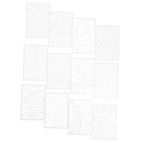 ARTIBETTER 12 Stück Teiliges Diy Schablonen mit Tiermustern Wiederverwendbare Kunststoff Zeichenschablonen für Kreative Wand und Stoffdekoration für Scrapbooking und Handwerksprojekte ARTIBETTER 12 Stück Teiliges Diy Schablonen mit Tiermustern Wiederverwendbare Kunststoff Zeichenschablonen für Kreative Wand und Stoffdekoration für Scrapbooking und Handwerksprojekte von Artibetter