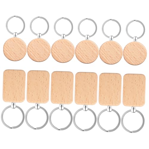 ARTIBETTER 12 Stück Teiliges Gravierbares Holz Schlüsselanhänger Formen Rund Eckig Robuste Holzrohlinge mit Metallring DIY Schlüsselanhänger zum Beschriften und Personalisieren Vielseitig ARTIBETTER 12 Stück Teiliges Gravierbares Holz Schlüsselanhänger Formen Rund Eckig Robuste Holzrohlinge mit Metallring DIY Schlüsselanhänger zum Beschriften und Personalisieren Vielseitig von Artibetter