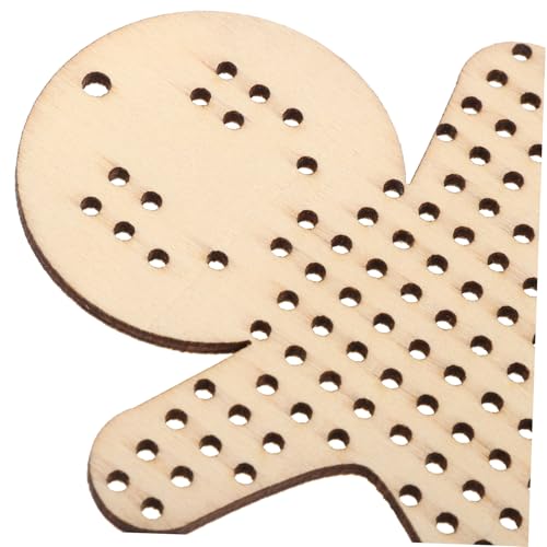 ARTIBETTER 12 Stück Teiliges Holzanhänger Lebkuchenmann Form Diy Stickvorlage Kreuzstichplatte Holz Mesh Board für Kreative Weihnachtsdeko und Hochzeitsanhänger ARTIBETTER 12 Stück Teiliges Holzanhänger Lebkuchenmann Form Diy Stickvorlage Kreuzstichplatte Holz Mesh Board für Kreative Weihnachtsdeko und Hochzeitsanhänger von Artibetter