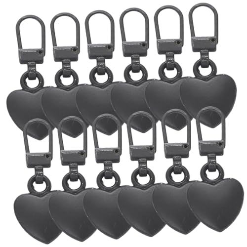 ARTIBETTER 12 Stück Zipper Head Bag Accessoires Reißverschluss reparieren Reißverschlussclips Reißverschluss-Ersatz für Jacke Reißverschluss Reparaturset für Jacken Legierung von Artibetter