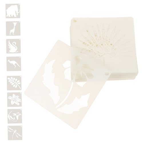 ARTIBETTER 120 Blatt Malvorlagen Tiere Blumen Schablonen Pet Wiederverwendbare Malwerkzeuge für Diy Projekte für Wanddeko und Bastelarbeiten von Artibetter