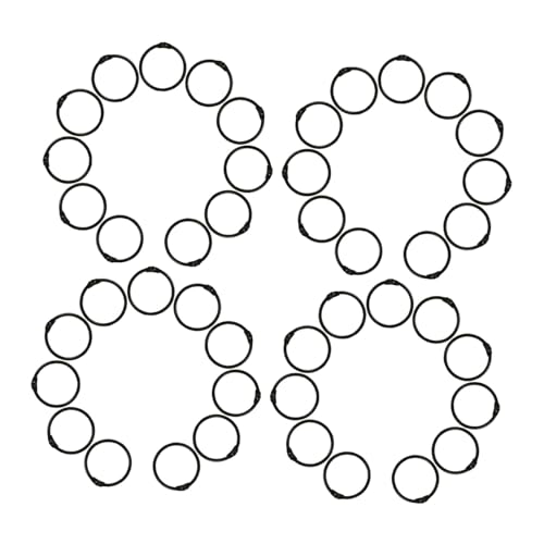 ARTIBETTER 120 Stück Ringbindung Schnellhefter Kleine Metallringe Verbindungsringe Buchbinderinge Black ARTIBETTER 120 Stück Ringbindung Schnellhefter Kleine Metallringe Verbindungsringe Buchbinderinge Black von Artibetter
