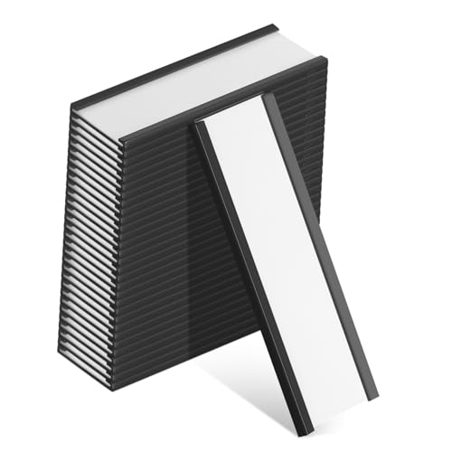 ARTIBETTER 120 Stück Teiliges Set Magnetischer Etikettenhalter Praktischer und Premium Etikettenhalter für Regale Schränke und für Namensschilder und Beschriftungen von Artibetter