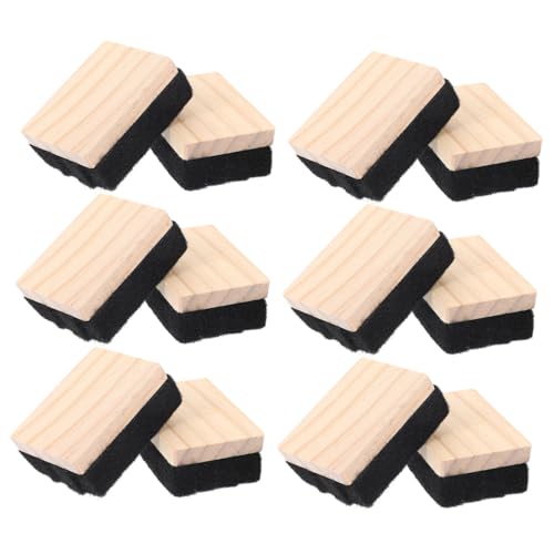 ARTIBETTER 12Stücke Mini Holz Tafelradierer Wiederverwendbare Whiteboard Radierer für Klassenzimmer Büro Unterricht Leicht für Mühelose ARTIBETTER 12Stücke Mini Holz Tafelradierer Wiederverwendbare Whiteboard Radierer für Klassenzimmer Büro Unterricht Leicht für Mühelose von Artibetter
