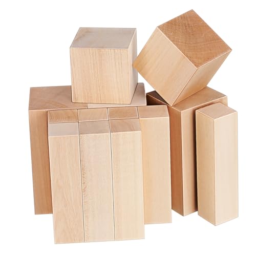 ARTIBETTER 13 Stück Teiliges Lindenholz Schnitzblock Weich Unbehandelt Vielseitig für DIY Holzschnitzerei Künstlerisches Basteln Verschiedene Reißfest Handlich für Reisen und Kreative ARTIBETTER 13 Stück Teiliges Lindenholz Schnitzblock Weich Unbehandelt Vielseitig für DIY Holzschnitzerei Künstlerisches Basteln Verschiedene Reißfest Handlich für Reisen und Kreative von Artibetter