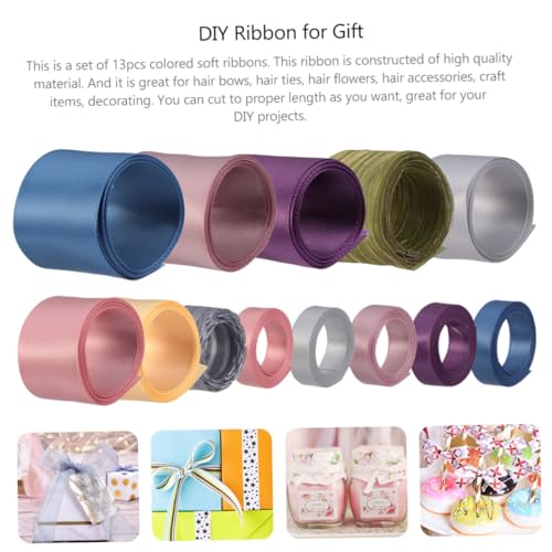 ARTIBETTER 13Stücke DIY Haarband Set Teilig Handgefertigte Stoffbänder für Kreative Haarschmuck Dekorationen Vielseitig Einsetzbar für Hochzeiten und Hochwertiges Material von Artibetter