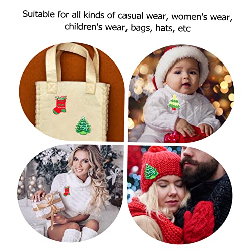 ARTIBETTER 14 Stück Teiliges Weihnachts Applikationen aus Bestickten Kreativen Patches mit Xmas Motiven Langlebig und Praktisch zum Aufbügeln Kleidung für DIY Textilgestaltung und ARTIBETTER 14 Stück Teiliges Weihnachts Applikationen aus Bestickten Kreativen Patches mit Xmas Motiven Langlebig und Praktisch zum Aufbügeln Kleidung für DIY Textilgestaltung und von Artibetter