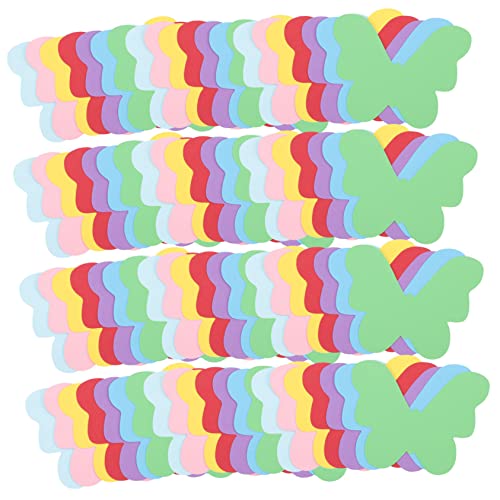 ARTIBETTER 140 Stück Diy-papier-schnittdekoration Schulbedarf Sortiert Basteln Für Handwerk Dekorationen Ausgeschnitten Papierausschnitt Diy Material Bunt von Artibetter