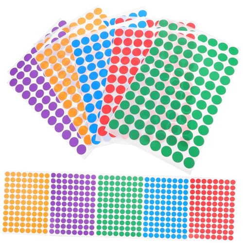ARTIBETTER 15 Blatt Kreisförmige Selbstklebende Aufkleber Klassifizierte Markierungsaufkleber für Schule Büro und Heimorganisation für Notizen Karten und Verpackungen ARTIBETTER 15 Blatt Kreisförmige Selbstklebende Aufkleber Klassifizierte Markierungsaufkleber für Schule Büro und Heimorganisation für Notizen Karten und Verpackungen von Artibetter