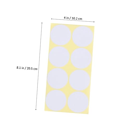 ARTIBETTER 15 Blatt Rundes selbstklebendes Etikett selbstklebendes klebeetikett Klebetiketten Aufkleberpapier Weiß ARTIBETTER 15 Blatt Rundes selbstklebendes Etikett selbstklebendes klebeetikett Klebetiketten Aufkleberpapier Weiß von Artibetter