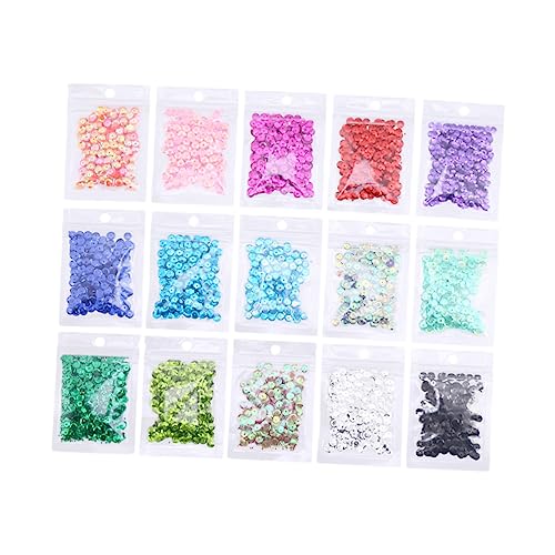 ARTIBETTER 15 Packungen Pack Runde Perforierte Pailletten für Diy Bastelprojekte Zufällige Farben Hochwertiges Bekleidungszubehör Glänzende Schmuckmaterialien für ARTIBETTER 15 Packungen Pack Runde Perforierte Pailletten für Diy Bastelprojekte Zufällige Farben Hochwertiges Bekleidungszubehör Glänzende Schmuckmaterialien für von Artibetter