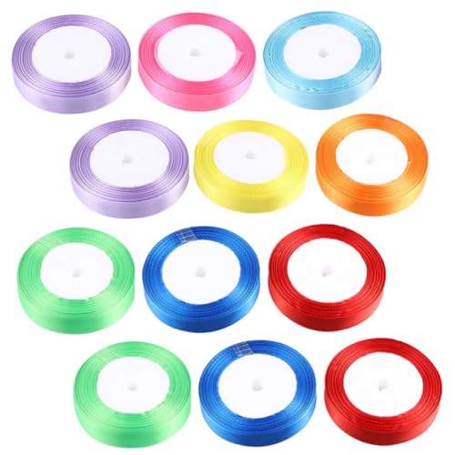 ARTIBETTER 15 Rolle Farbmischung Satinband Geschenkband Dekoratives DIY Zubehör für Verpackungen und Bastelprojekte Wiederverwendbar und Langlebig Feste und Besondere Anlässe ARTIBETTER 15 Rolle Farbmischung Satinband Geschenkband Dekoratives DIY Zubehör für Verpackungen und Bastelprojekte Wiederverwendbar und Langlebig Feste und Besondere Anlässe von Artibetter