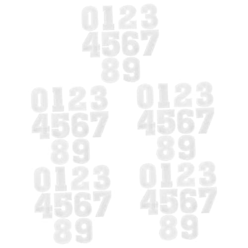 ARTIBETTER 15 Sätze Zahlen Zum Aufbügeln Für Fußballtrikots Stickerei Patch Applikationszahlen Aufnähen Flecken Uni Hochzeit Dekorative Kleidung Weiß Twill-stoff ARTIBETTER 15 Sätze Zahlen Zum Aufbügeln Für Fußballtrikots Stickerei Patch Applikationszahlen Aufnähen Flecken Uni Hochzeit Dekorative Kleidung Weiß Twill-stoff von Artibetter