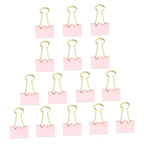 ARTIBETTER 15 Stück Rosa Binder Clips Metall Büroklammern Papier Clips für Schule und Büro Binderclips für Dokumente Organisiert und Stabil ARTIBETTER 15 Stück Rosa Binder Clips Metall Büroklammern Papier Clips für Schule und Büro Binderclips für Dokumente Organisiert und Stabil von Artibetter