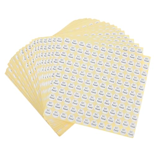 ARTIBETTER 150 Blatt Pass das Inspektionsetikett kleine Aufkleberetiketten Etiketten aufkleben Inspektionstags Prüfplakette bestandene Etiketten Aufkleber aus beschichtetem Papier Weiß ARTIBETTER 150 Blatt Pass das Inspektionsetikett kleine Aufkleberetiketten Etiketten aufkleben Inspektionstags Prüfplakette bestandene Etiketten Aufkleber aus beschichtetem Papier Weiß von Artibetter