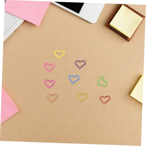 ARTIBETTER 150 Stück Bunte Herzförmige Büroklammern Metallclips für Büro und Schule Farbenfrohe Memo Clips zur Papierorganisation Vielseitige Dokumentenhalter Dekorative Lesezeichen für ARTIBETTER 150 Stück Bunte Herzförmige Büroklammern Metallclips für Büro und Schule Farbenfrohe Memo Clips zur Papierorganisation Vielseitige Dokumentenhalter Dekorative Lesezeichen für von Artibetter