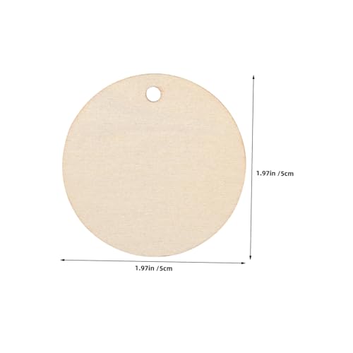 ARTIBETTER 150 Stück dekorativer Anhänger aus Holz leere Holzspäne zum Basteln Holz runde Scheiben Holzkreise zum Malen Dekorative Holzscheiben Blanko-Bastelscheiben Beige ARTIBETTER 150 Stück dekorativer Anhänger aus Holz leere Holzspäne zum Basteln Holz runde Scheiben Holzkreise zum Malen Dekorative Holzscheiben Blanko-Bastelscheiben Beige von Artibetter