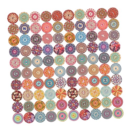 ARTIBETTER 150Stücke Holzknöpfe mit Vintage Blumenmuster Dekorative Knöpfe für DIY Basteln Scrapbooking Heimwerkerprojekte und Handwerksarbeiten ARTIBETTER 150Stücke Holzknöpfe mit Vintage Blumenmuster Dekorative Knöpfe für DIY Basteln Scrapbooking Heimwerkerprojekte und Handwerksarbeiten von Artibetter