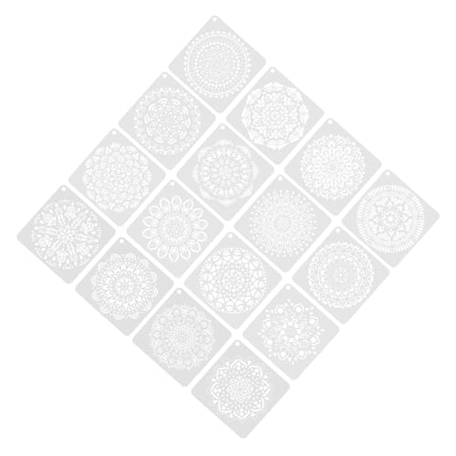 ARTIBETTER 16 Blatt Wiederverwendbare Malschablonen für Kreative Diy Projekte Dekorative Schablonen für Wände Möbel und Mehr für Teenager und Kinderzeichnungen von Artibetter