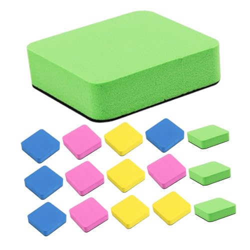 ARTIBETTER 16 Stück Square Blackboard Rub quadratischer radiergummi Schultafel Radiergummi trockener Tafelwischer Büro-Whiteboard-Radierer White Board Trockener Eraser Eraser Eva-Filztuch ARTIBETTER 16 Stück Square Blackboard Rub quadratischer radiergummi Schultafel Radiergummi trockener Tafelwischer Büro-Whiteboard-Radierer White Board Trockener Eraser Eraser Eva-Filztuch von Artibetter