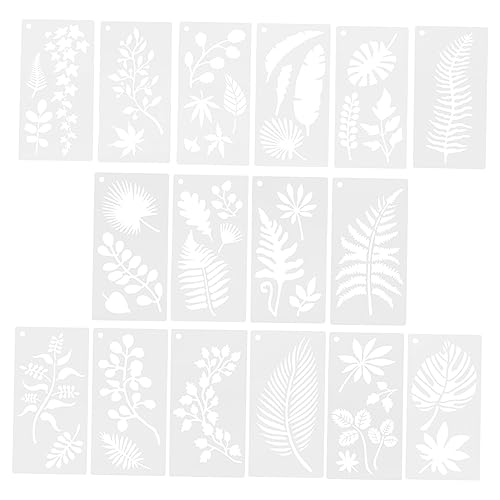 ARTIBETTER 16 Stück Teiliges Graffiti Schablonen Set mit Tropischen Blättern Wiederverwendbare Malvorlagen für Diy Kunstprojekte Scrapbooking und Kreative Dekoration ARTIBETTER 16 Stück Teiliges Graffiti Schablonen Set mit Tropischen Blättern Wiederverwendbare Malvorlagen für Diy Kunstprojekte Scrapbooking und Kreative Dekoration von Artibetter