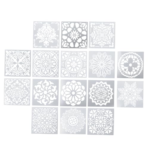 ARTIBETTER 16 Stück Teiliges Mandala Schablonen Wiederverwendbare DIY Malvorlagen für Kunstprojekte Wänden Böden und Mehr für Handwerksliebhaber ARTIBETTER 16 Stück Teiliges Mandala Schablonen Wiederverwendbare DIY Malvorlagen für Kunstprojekte Wänden Böden und Mehr für Handwerksliebhaber von Artibetter