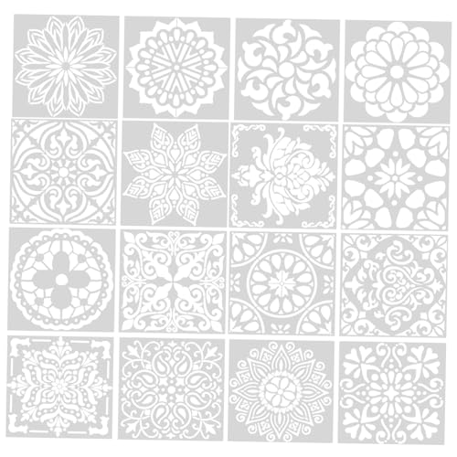 ARTIBETTER 16 Teilige Blumenschablone Wiederverwendbare Vorlagen Malschablonen Kunstjournal Schablonen Scrapbook Schablonen Blätter Und Rankenschablonen Zahlenschablonen ARTIBETTER 16 Teilige Blumenschablone Wiederverwendbare Vorlagen Malschablonen Kunstjournal Schablonen Scrapbook Schablonen Blätter Und Rankenschablonen Zahlenschablonen von Artibetter