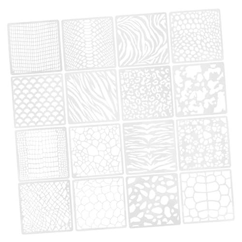 ARTIBETTER 16Stücke Schablonen zum Kunststoff Wiederverwendbare DIY Malschablonen für Wandkunst Scrapbooking Fotoalben und Bastelprojekte Leicht Abwischbar und Waschbar ARTIBETTER 16Stücke Schablonen zum Kunststoff Wiederverwendbare DIY Malschablonen für Wandkunst Scrapbooking Fotoalben und Bastelprojekte Leicht Abwischbar und Waschbar von Artibetter