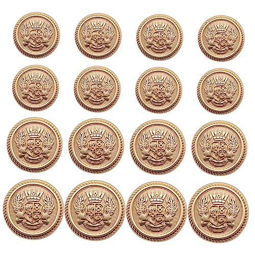 ARTIBETTER 16Stücke Teiliges Metallknöpfe für Kleidung Britische Stilvolle Dekorative Knöpfe für Pullover und DIY Projekte ARTIBETTER 16Stücke Teiliges Metallknöpfe für Kleidung Britische Stilvolle Dekorative Knöpfe für Pullover und DIY Projekte von Artibetter