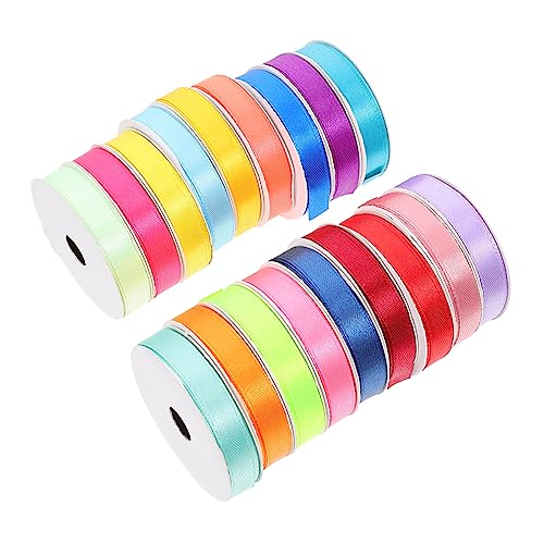ARTIBETTER 18 Rollen Geschenkband Dekorationsbänder Für Dekoration Farbige Verzierung Kuchendekorationsstreifen Verpackung Pastellband Basteln Dickes Band Rotes Band ARTIBETTER 18 Rollen Geschenkband Dekorationsbänder Für Dekoration Farbige Verzierung Kuchendekorationsstreifen Verpackung Pastellband Basteln Dickes Band Rotes Band von Artibetter