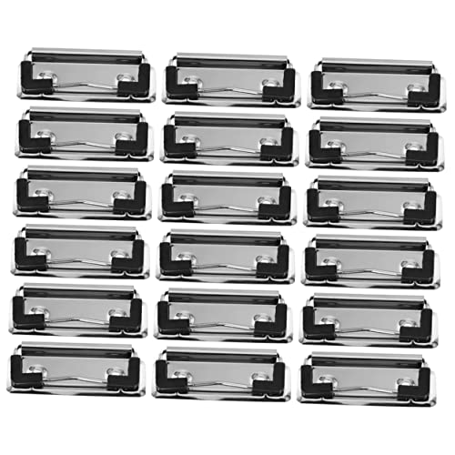ARTIBETTER 18 Stück Metallclip dokumentieren Ordner farbig Basic Binder Büroklammern groß büroorganisation schreibtisch organisation zarte Büroklammern Heftklammern klein vernickelt Silver von Artibetter