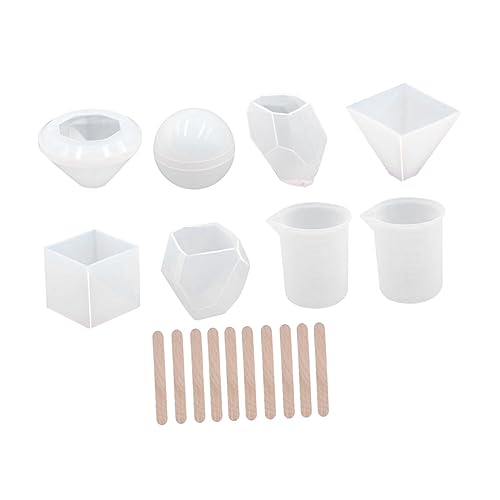 ARTIBETTER 18 Stücke Epoxy Mold Set Kits Silicon Formen Casting Silicon Gel Kleber Silikon Formen DIY Formen Bambus ARTIBETTER 18 Stücke Epoxy Mold Set Kits Silicon Formen Casting Silicon Gel Kleber Silikon Formen DIY Formen Bambus von Artibetter