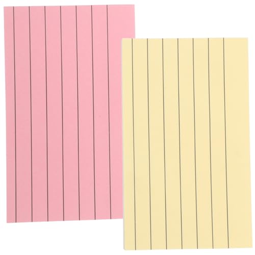 ARTIBETTER 180 Stück Horizontale Leitungssuchkarte Linierte Karteikarte Karteikarten Buntes Papier von Artibetter
