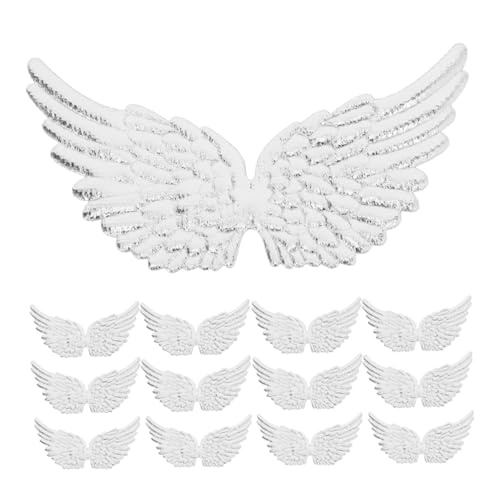 ARTIBETTER 18pcs Angel Wings Für Rucksack Hanging Charms Accessoires Stoff Applizes Für DIY Wing Party Dekoration Supplies von Artibetter