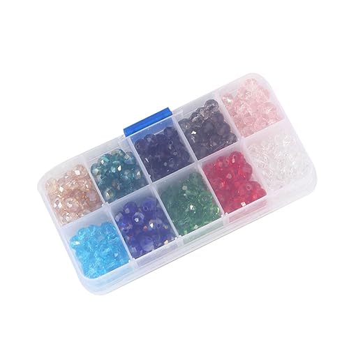 ARTIBETTER 1Packung Glasperlen ca Kristallperlen für DIY Schmuckherstellung Perlen für Armbänder und Bastelprojekte mit Praktischem von Artibetter