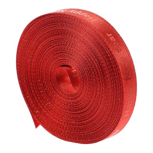 ARTIBETTER 1Rolle Neujahrsgeschenk Verpackungsband Schneidbares DIY Bastelband Verschleißfestes Geschenkband Für Dekorationen Für Neujahrspartys von Artibetter