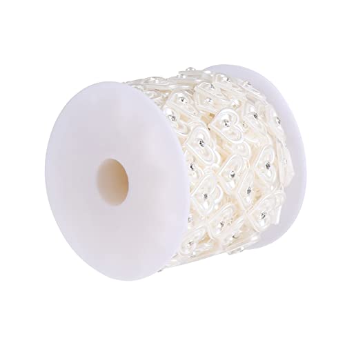 ARTIBETTER 1Rolle Perlenkette Yards für DIY Projekte Strassband zur Hochzeitsdekoration Hochwertiges Material Vielseitig Einsetzbar für Kleidung und Dekoration von Artibetter