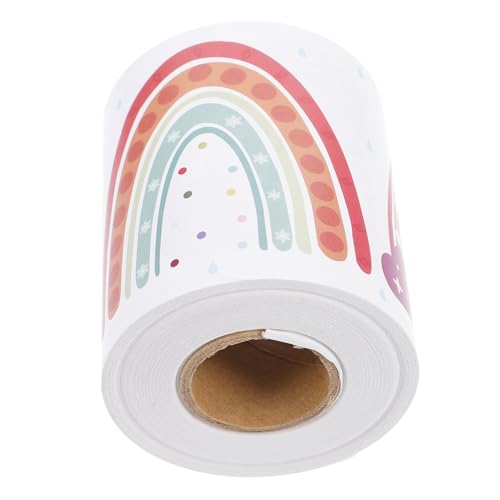 ARTIBETTER 1Rolle Rainbow Grenzbesatz Aufkleber Für Klassenzimmer Roll Für Kreative Dekoration Für Whiteboards Türen Fenster Langlebig Und Sicher Für Schulanfang ARTIBETTER 1Rolle Rainbow Grenzbesatz Aufkleber Für Klassenzimmer Roll Für Kreative Dekoration Für Whiteboards Türen Fenster Langlebig Und Sicher Für Schulanfang von Artibetter