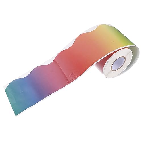 ARTIBETTER 1Rolle Randaufkleber Für Pinnwand Und Selbstklebend Dekorativer Randbesatz Für Klassenzimmer Büro Und DIY Projekte Praktischer Aufkleber Bunten Farbverläufen ARTIBETTER 1Rolle Randaufkleber Für Pinnwand Und Selbstklebend Dekorativer Randbesatz Für Klassenzimmer Büro Und DIY Projekte Praktischer Aufkleber Bunten Farbverläufen von Artibetter