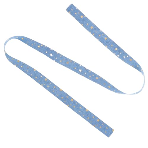 ARTIBETTER 1Rolle Schneidbares Geschenkband mit Sternmuster Breit für DIY Bastelarbeiten Geschenkverpackung und Festivaldekoration Robustem Material Waschbar und Lichtecht von Artibetter