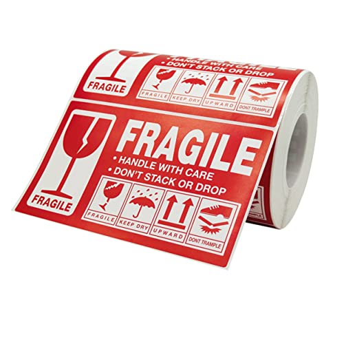 ARTIBETTER 1Rolle Vorsicht Selbstklebende Fragile Warnaufkleber für Zerbrechliche Warensendungen Professionelle Versandetiketten mit Pflegehinweis ARTIBETTER 1Rolle Vorsicht Selbstklebende Fragile Warnaufkleber für Zerbrechliche Warensendungen Professionelle Versandetiketten mit Pflegehinweis von Artibetter