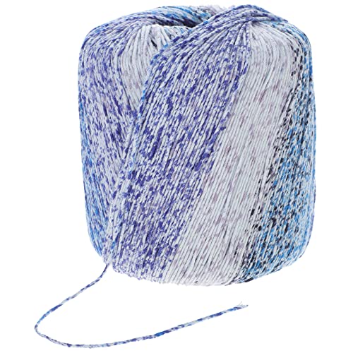 ARTIBETTER 1Rolle Weiches Strickgarn Blau DIY Baumwollgarn Für Häkeln Schals Mützen Decken Und Mehr Strapazierfähige Für Handarbeit Und Projekte von Artibetter