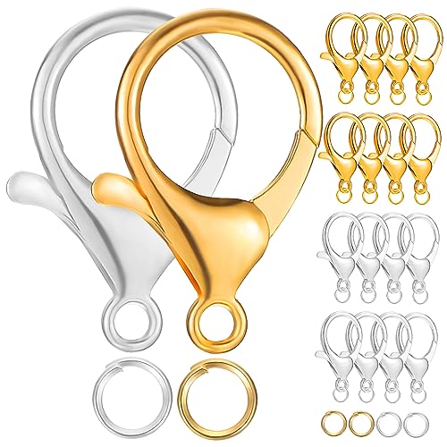 ARTIBETTER 1Satz DIY Schmuckverschluss Karabiner und Offene Biegeringe für Armbänder Halsketten Schmuckherstellung Großartige ARTIBETTER 1Satz DIY Schmuckverschluss Karabiner und Offene Biegeringe für Armbänder Halsketten Schmuckherstellung Großartige von Artibetter